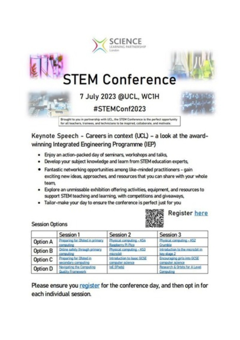 STEM Conference 2023 flyer final